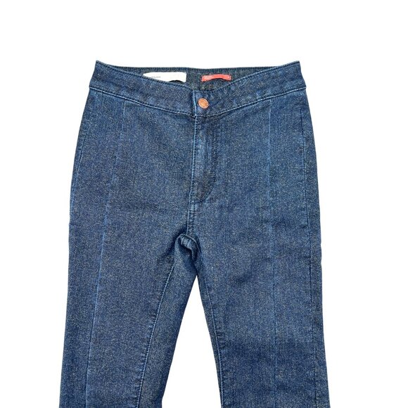 Pilcro Anthropologie Womens Mid-Rise Skinny Jeans Dark Wash Pants Size 25 - Picture 5 of 14
